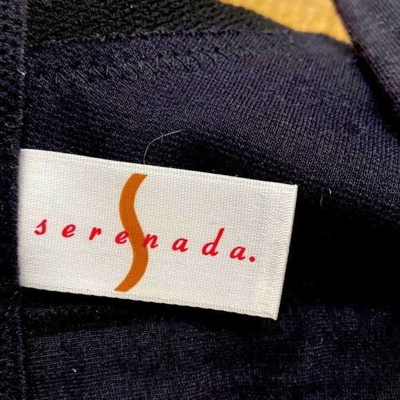 Serenada Full Coverage Wireless T shirt bra- Womens black Size 46C- plus size - Picture 6 of 7